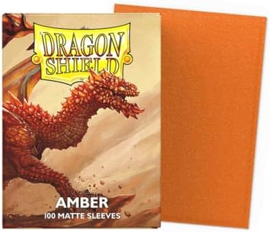 Dragon Shield Matte Sleeves (100ct) - Amber