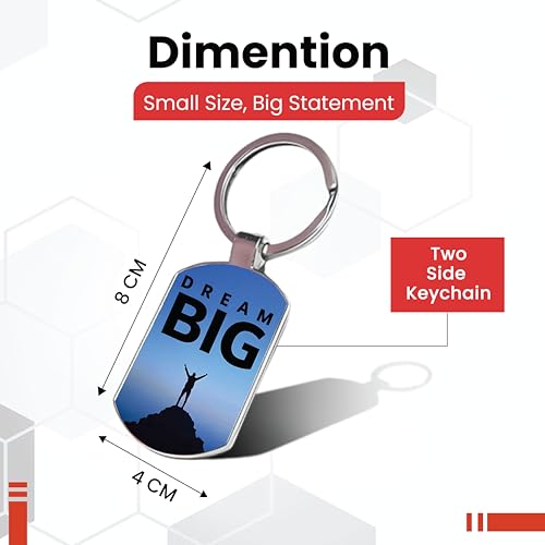 Image of Premium Printed Metal Keychain for Men & Women | High-Definition Artwork Print | Durable Key Ring for Car, Bike, Home & Office Keys | Stylish Decorative Key Holder Gift