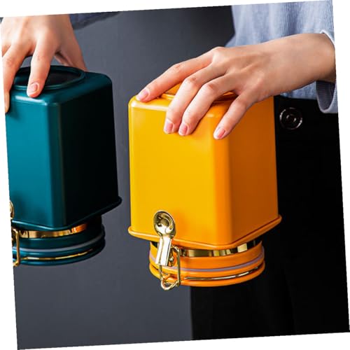 Envase hermético para café Luxshiny naranja miniatura 5