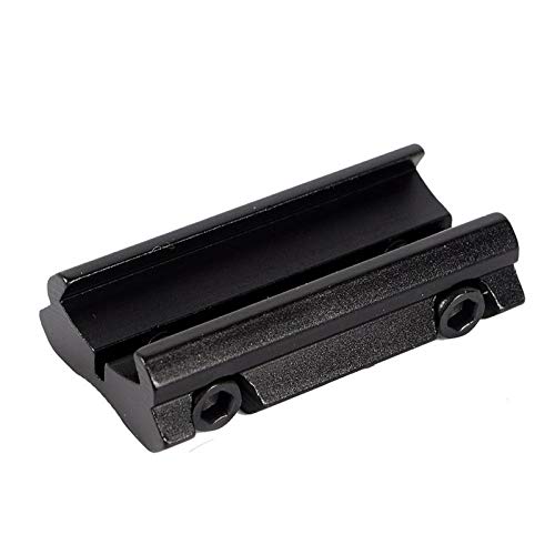 Adaptateur Rail 3/8″ Weaver Vers 20mm Picatinny – Convertisseur Anneau 11mm à 7/8″ Aluminium Léger