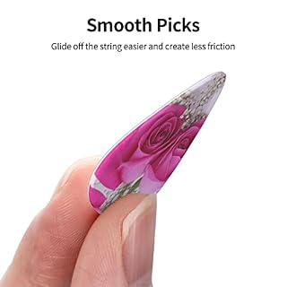 Ensemble de 12 médiators de guitare Pink Rose pour guitare acoustique, guitare électrique, contrebasse, ukulélé - Les Beatles, Paul McCartney, John Lennon, RIngo Starr, George Harrison Ensemble de 12 médiators de guitare Pink Rose pour guitare acoustique, guitare électrique, contrebasse, ukulélé – Image 3