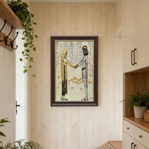 Impression sur toile John Bauer toile suspendue 20x30 cm