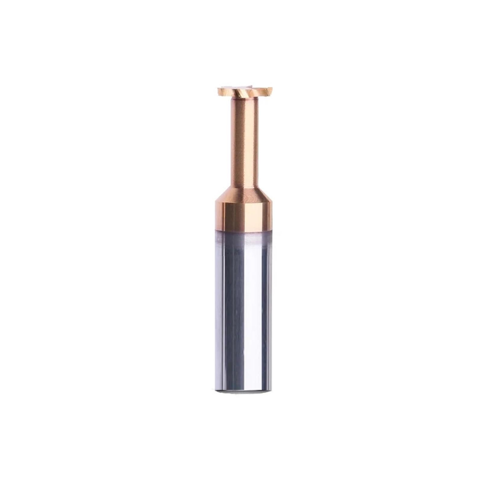 Fresa con ranura en T de acero de tungsteno, fresa de extremo, 1 pieza(2x1.0Hx1.0dx3Sx50L)