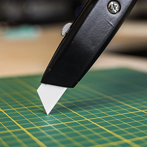 Tooltreaux White Ceramic Box Cutter Utility Knife Blades Replacement Pack Of 10 #TOP5