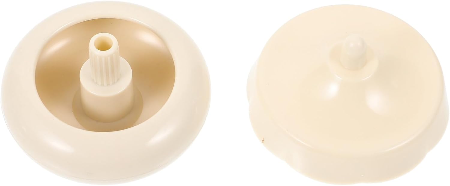 GOOHOCHY Plastic Bead Spinner for Jewelry Making and Crafting, Sturdy and Easy to Operate DIY Beading Bowl Tool in Beige Color, for Handmade Beading Projects and Stringing Beads