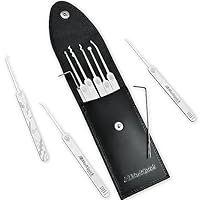 Dietrich-Set - Multipick Elite 11 - Feinstes Lockpicking Set 11-teilig aus hochwertigstem Federstahl für professionelle Lockpicker - Made in Germany