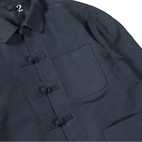 モールスキン ブラックモールスキン ミリタリージャケット モーター