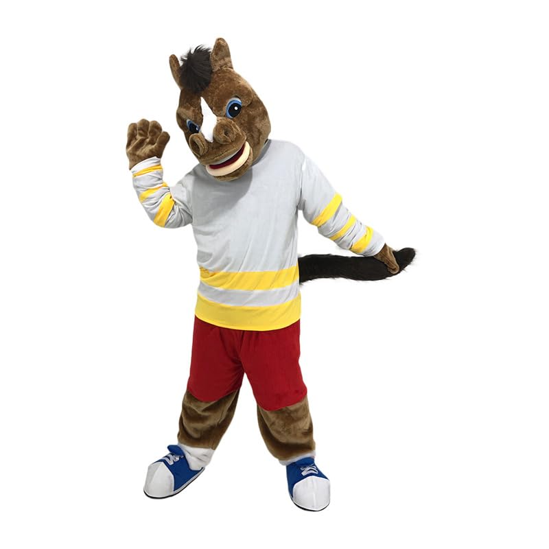 GenericMustang Horse Cartoon Mascot Costume For Adult Party