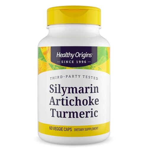 Healthy Origins Silymarin Artichoke Turmeric Liver Support – with Silymarin Phytosome