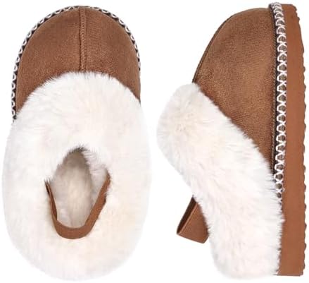 IceUnicorn Rutschfeste Mädchen Hausschuhe mit Memory Foam Warme Winter Pantoffeln für Kinder