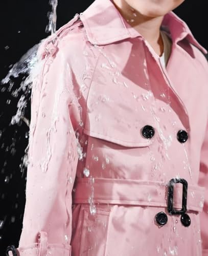 Image of Cromoncent Kids Rain Jacket, Raincoats Lightweight Waterproof Trench Coat for Boys Girls