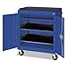 40-Compartment Laptop Storage Cart Color: Blue