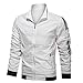Veste de randonnée imperméable pour homme Protection solaire - Blanc - M