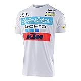 Troy Lee Designs Men's 2017 KTM Team LIC Shirts,X-Large,White