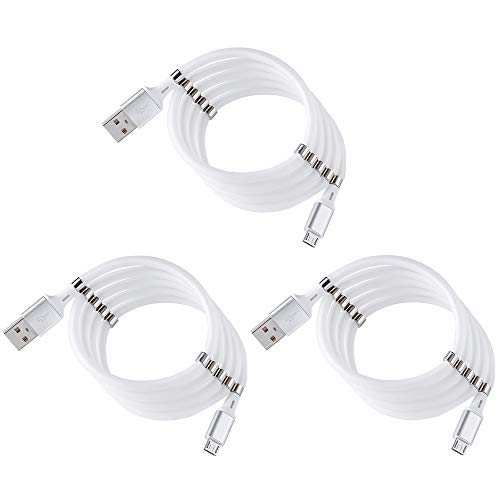 Magic Cable, ownta Magnetic Charging Cableï¼ˆ3 Packï¼‰, Lighting Charging Wire Redesigned Absorption Nano Data Cables Compatible with iPhone/Samsung/iPad Mobile Phonesï¼ˆ3 Packï¼‰
