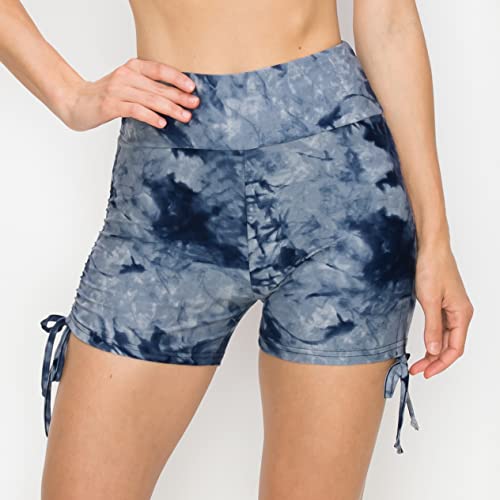 Image of ALWAYS Faux Leather Shorts - High Waist Active Stretch Yoga Short Pants for Women