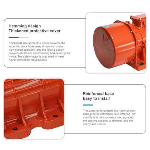 Moteur vibrateur industriel MVE200/3 triphasé pour débloquer les trémies