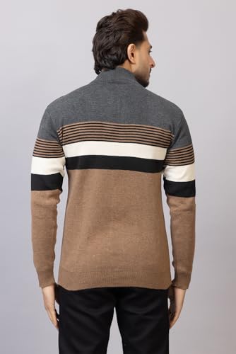 Image of ColorChakra Woolen Sweater for Mens Cardigan for Winter wear Wool Pullover