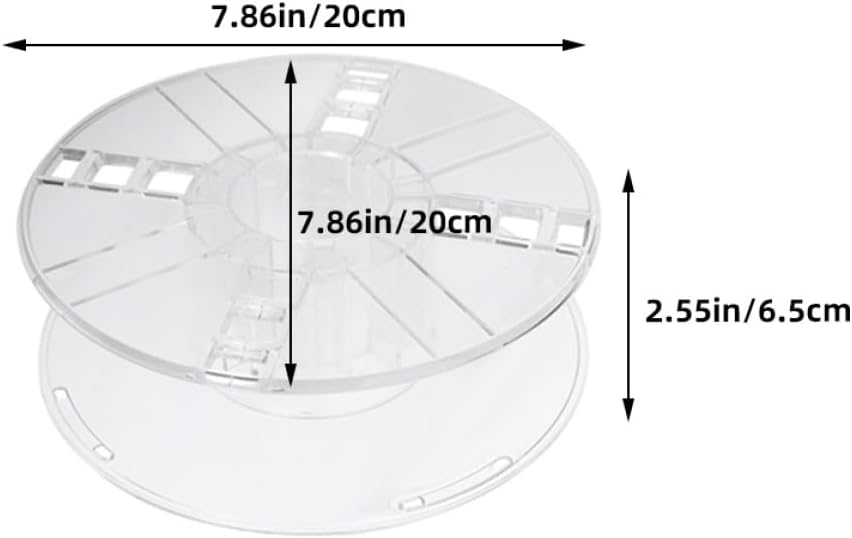 SECFOU 3pcs Ps Plastic Cord Reel 1kg Extension Cord Storage Spool Lightweight Cable Organizer for Rv and Household Use