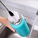MOSOLAN Stainless Steel Water Bottle Brush, 2 Pack Long Handle Scrubbing Brush with Removable Head, Built for Cleaning Sport Bottles, Baby Bottles, Water Cups, Food Jars, Glasswares, 13 in