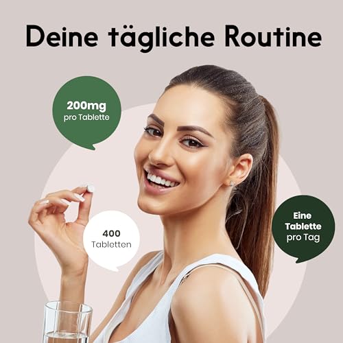 Koffeintabletten hochdosiert – 400 Tabletten – 200 mg pro Tablette – Ansicht 3