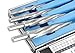 Accusize Industrial Tools 4 Pc H.S.S. Standard Spiral Flute Super Premium Car Reamer Set, 3/8