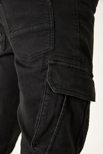Garcia Kids Jungen Z3029_boys pants Hose, off black, 164 – Ansicht 6