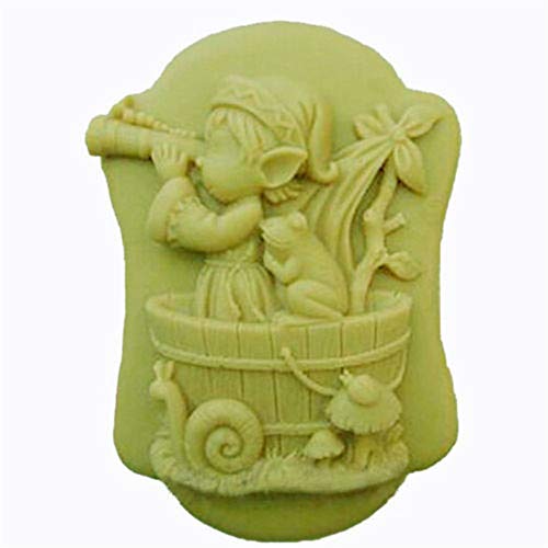 YSCEN 3 Pack Soap Making Molds, Palm Olive Leaf Shaped Freshie Mold, Craft Molds DIY Handmade Silicone Molds - Car Freshies Molds Candle Resin Mould Supplies