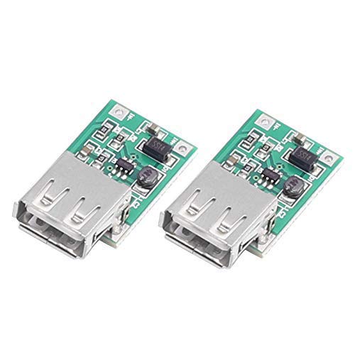 DEVMO DC-DC USB 0,9 V ~ 5 V auf 5 V fester Ausgang, Step-Up-Boost-Netzteilmodul (2 Stück) Cover