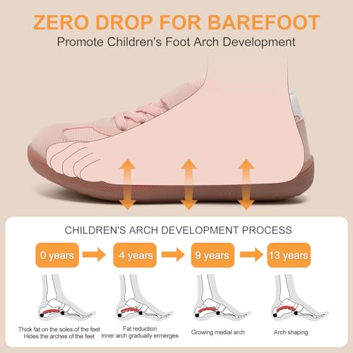 Toddler Wide Toe Box Shoes Zero Drop Minimalist Sneakers for Toddler/Little Kid Barefoot Slip on Tennis Shoes for Kids Boys Girls3