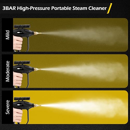 Image of Dyna-Living Handheld Steamer for Cleaning 1700W Car Engine Steam Cleaner