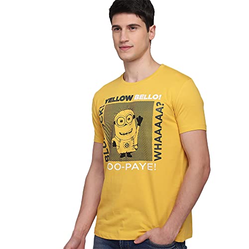 Image of Free Authority Men's Regular Fit T-Shirt (8905030485426 Yellow S)