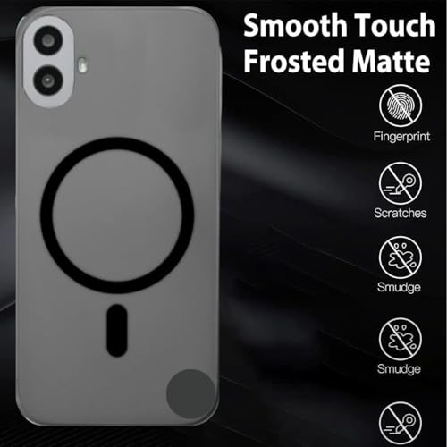 Image of Luxury Paper Thin Case Cover for CMF by Nothing Phone 1 | Matte Finish | Compatible with magsafe | (Black)