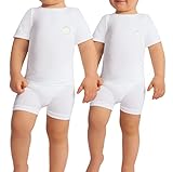 RelaxMaternity Baby 5951 (2er Set) Kleinkind-Halbarm-Hemd mit Milchfaser 6-36 Monate