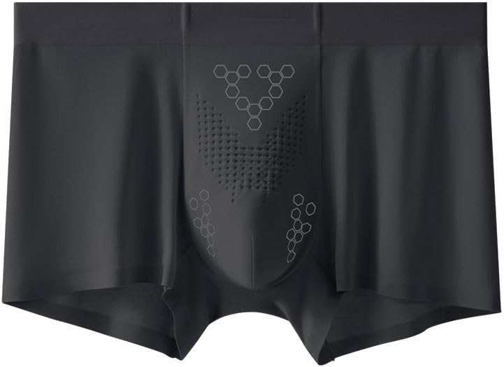 Straight-leg pants, sporty style Mesh Ice Men's Underwear Seamless Breathable Boxer Pants and the all-day comfort