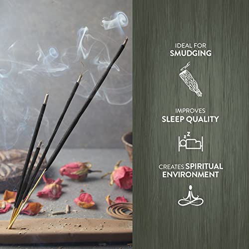 Image of Hem White Sage Incense Sticks for Pooja, Puja, Meditation & Daily Use - 100% Natural Fragrance | Pack of 120 | Herbal Scent for Positivity, Relaxation & Energy Cleansing | Burn Time: 20-25 Minutes