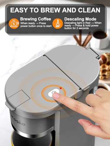 Image of Mini Coffee Maker, Grey