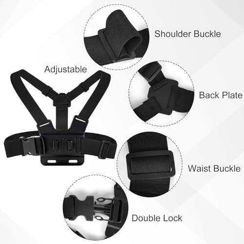 Chest Phone Holder with Code DA77S4HH - Hands Free Camera Mount