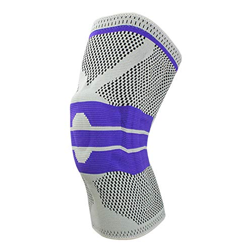 Gifftiy Knee Padsaolikes 1Pcs Fitness Running Knee Support Protect Gym Sport Braces Kneepad Elastic Nylon Silicon Padded Compression Knee Pad R_L