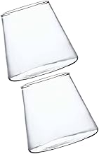 Healeved 2 Pçs Copo De Vinho Conjunto De Copo De Uísque Rochas Copos De Vidro Conjunto De Wiskey Copos De Casamento Copo De Martini Copo De Coquetel Copo De Vidro Transparente Copo De Água