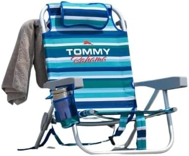 Amazon.co.jp: Tommy Bahama ビーチチェア アルミ グリーンストリップ