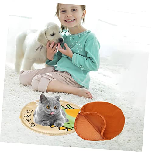 EXHUMKY Pet Heating Pad Cover for Cats and Dogs Warm Replacement Sleeve Brown Protects Electric Heating Pads Easy to Install and Remove Winter Whelping Box Accessory - Thumbnail 5