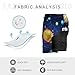 Men & Boys Classic Fit Swim Trunks for Beach Gym Sport Quick Dry Drawstring Basic Board Shorts with Pockets, Underwear Galaxy Space Planet Solar System Fashion Cargo Short