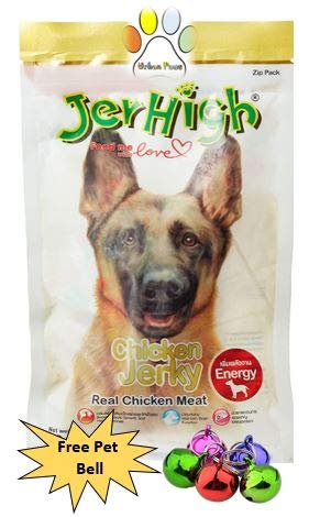 Urban Paws JerHigh Chicken Jerky Dog Treats, 50 GMS (Pack of 6 (50 GMS x 6)) Free Cute Dog Bell (B08K7FCLND) Amazon Price History, Amazon Price Tracker