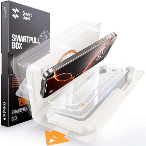 SMARTDEVIL 3 Pack Tempered Glass for iPhone 16 Pro...