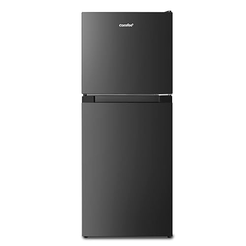 COMFEE' ��¢�� 132L ��47cm ������ ����⡼�� ��Ǯŷ�� �ʥ��� ����ѥ��� ����� ���� ������ 2�ɥ� �����餷 RCT128BL1JP(E) �֥�å�