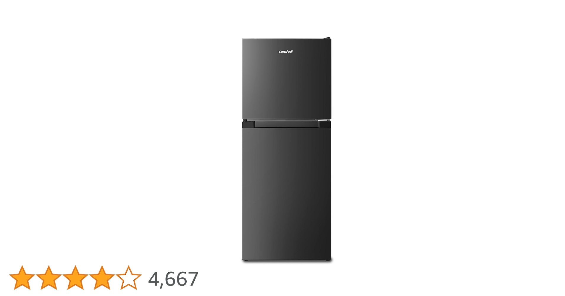 Comfee 132L 冷蔵庫・冷凍庫 Amazon | COMFEE' 冷蔵庫 132L 幅47cm 大容量 急冷モード 耐熱天