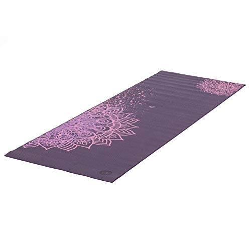 Tapete de yoga pvc ecológico estampa Mandala Design, indicado para iniciantes, yoga mat para pilates