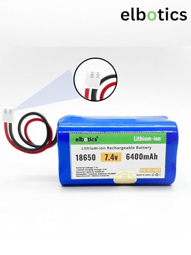 Image of 7.4V 6400mAh Li-ion Rechargeable Battery Pack JST-XH 2.54 /2P Plug Lithium-ion Batteries for Electronics Products Toys Lighting Bluetooth Equipment Fit for RC Helicopter Car Truck & RC Boats