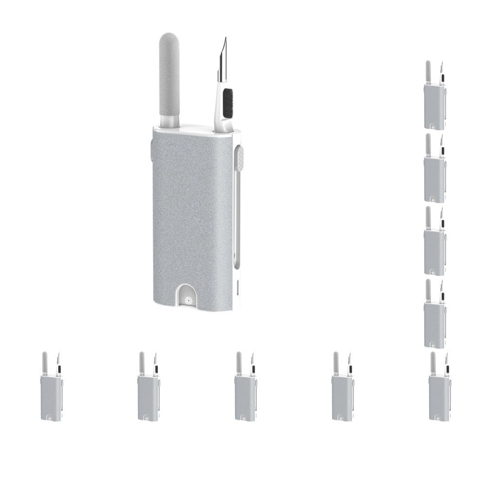 Q6 - Kit di pulizia per cuffie, TV, cellulari, 10 pezzi
